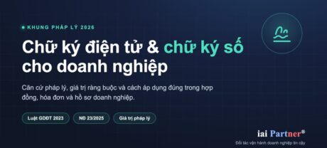 Chữ ký điện tử and chữ ký số — khung pháp lý for businesses 2026