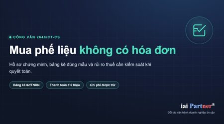 Mua phế liệu không có hóa đơn và hồ sơ chi phí cần lưu