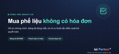 Mua phế liệu không có hóa đơn and hồ sơ chi phí cần lưu
