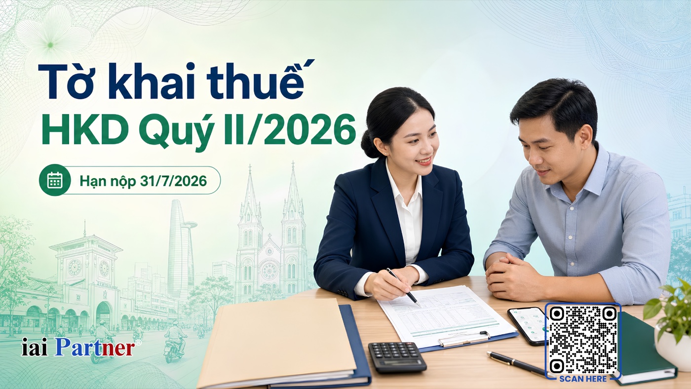 Tờ khai thuế hộ kinh doanh Quý II/2026 — hạn nộp hồ sơ 31/7/2026