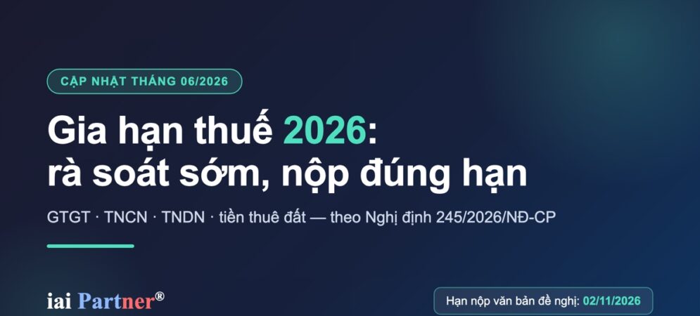 Doanh nghiệp rà soát hồ sơ gia hạn thuế năm 2026