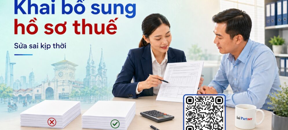 Khai bổ sung 세무 서류 — sửa sai kịp thời | IAI Partner