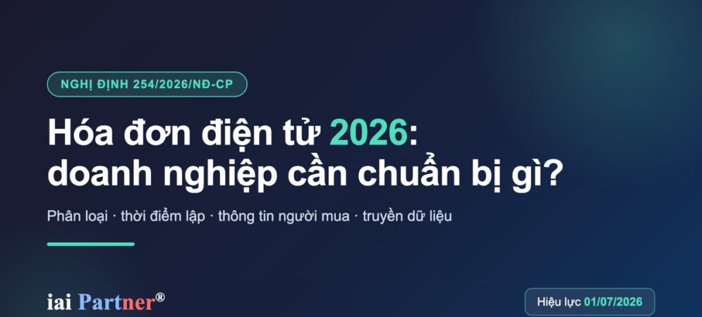 Doanh nghiệp rà soát hóa đơn điện tử theo Nghị định 254/2026/NĐ-CP