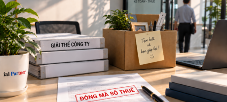 Giải thể công ty 및 đóng mã số thuế — hồ sơ giải thể 및 세무 서류 tại IAI Partner